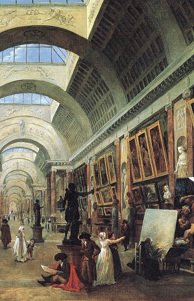 Die Louvre Bilder von Robert werden im Trimester 6 der Winckelmann Akademie fuer Kunstgeschichte Muenchen besprochen.