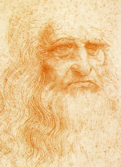 Das Selbstbildnis von Leonardo da Vinci wird im Trimester 4 der Winckelmann Akademie fuer Kunstgeschichte Muenchen besprochen.